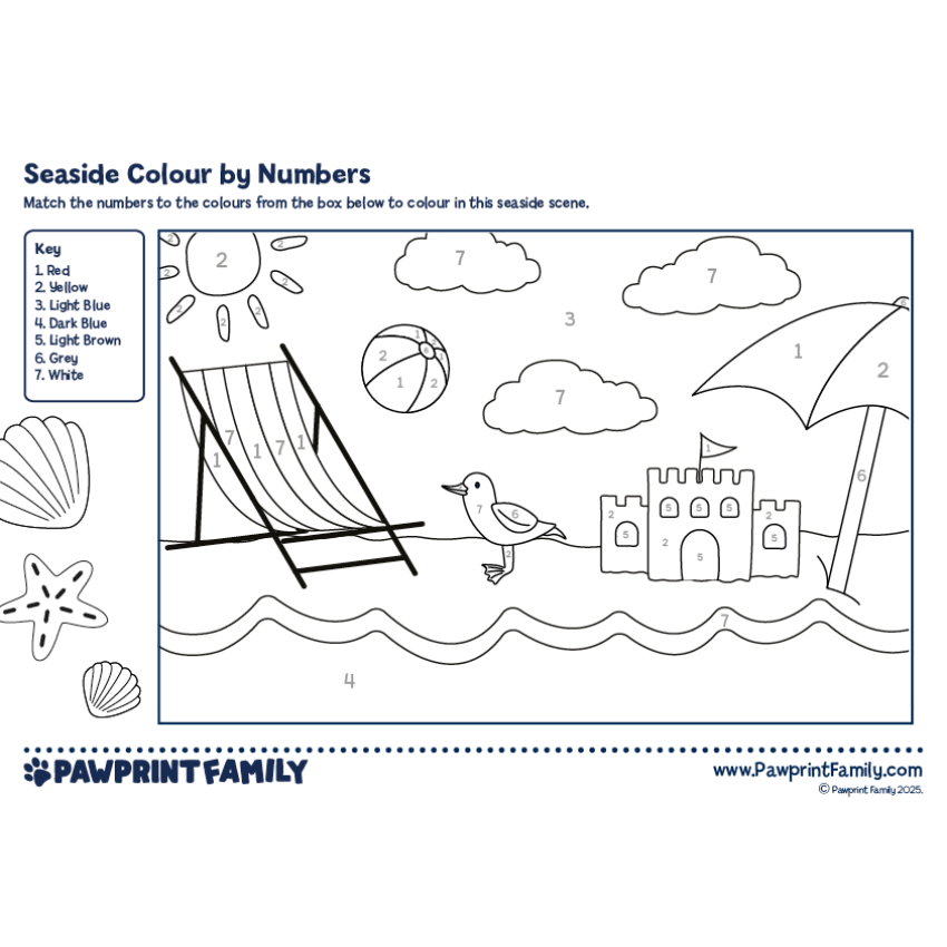 Photograph: Seaside Colour By Numbers