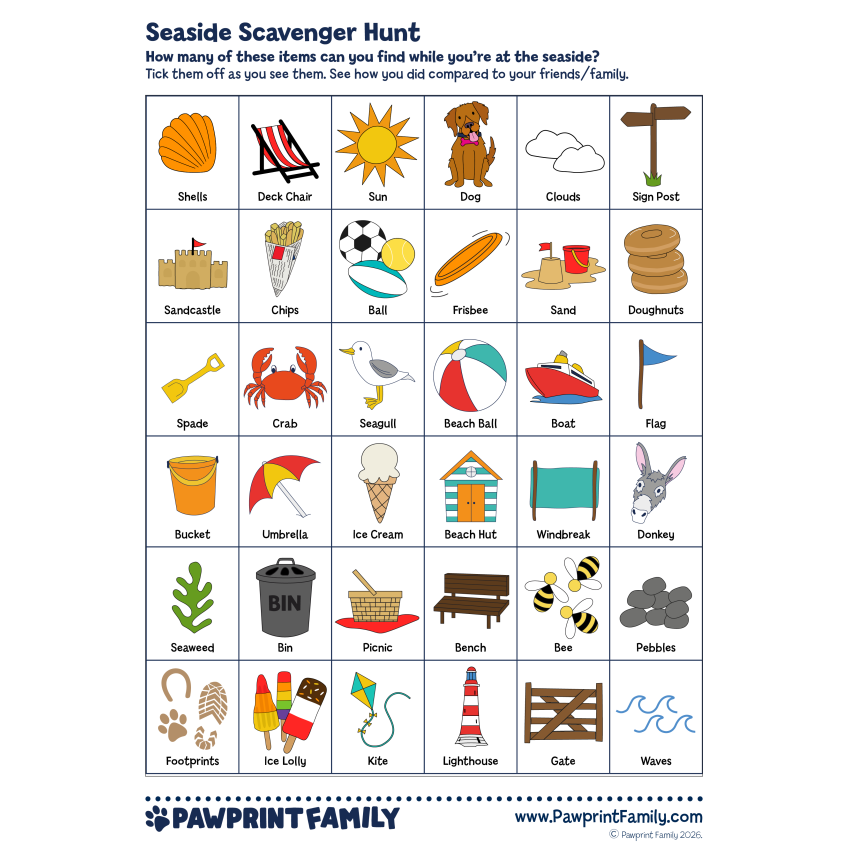 Photograph: Seaside Scavenger Hunt
