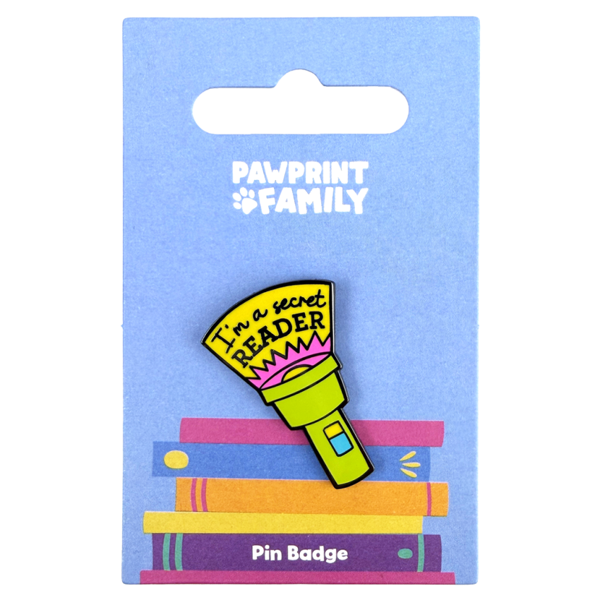 Photograph: Secret Reader Pin Badge