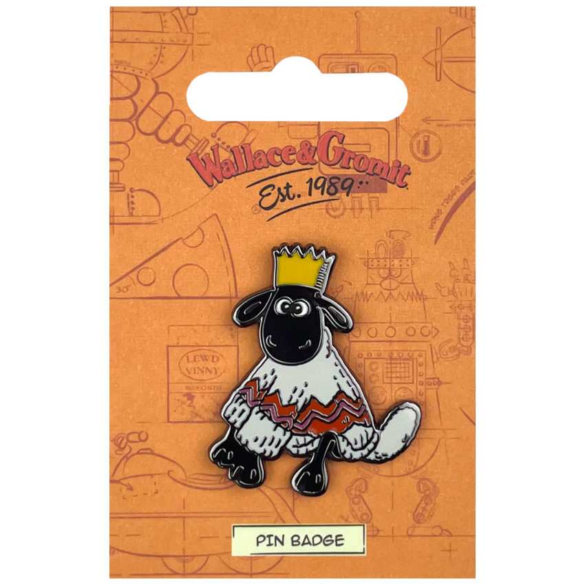 Photograph: Shaun The Sheep Pin Badge