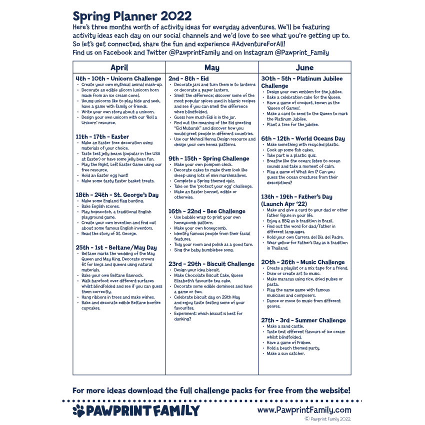 Photograph: Spring Planner 2022