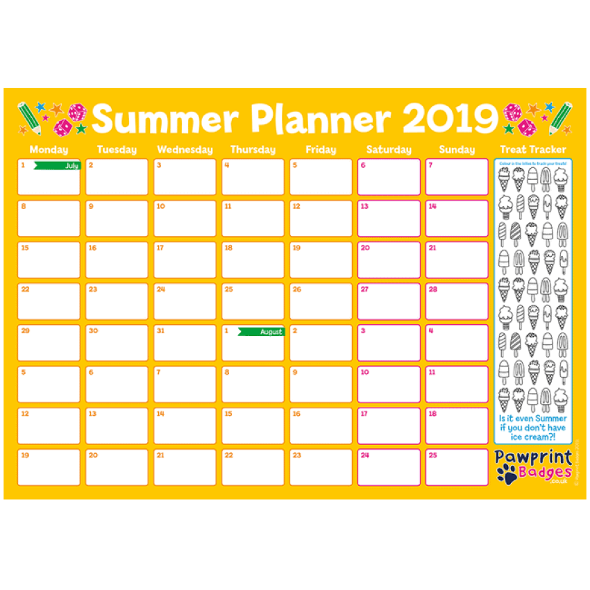 Photograph: Summer Planner (Scotland)