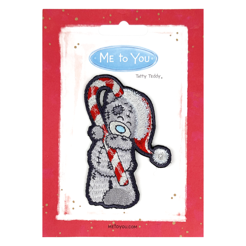 Photograph: Tatty Teddy with Candy Cane Sew On Patch