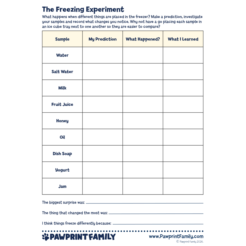 Photograph: The Freezing Experiment