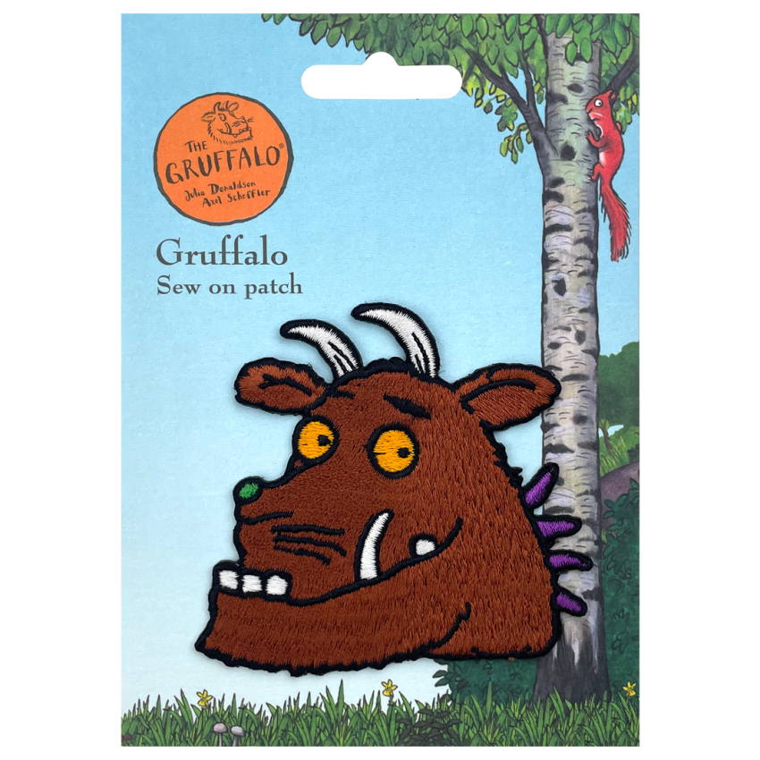 Photograph: The Gruffalo Head Sew On Patch