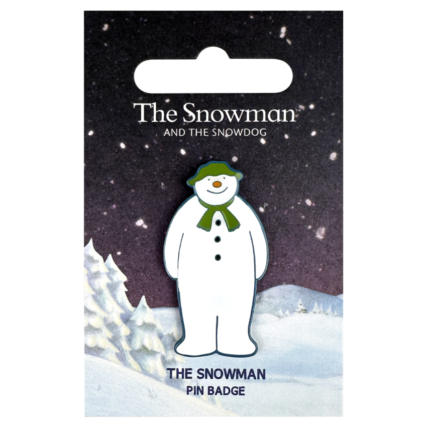 Photograph: The Snowman Pin Badge