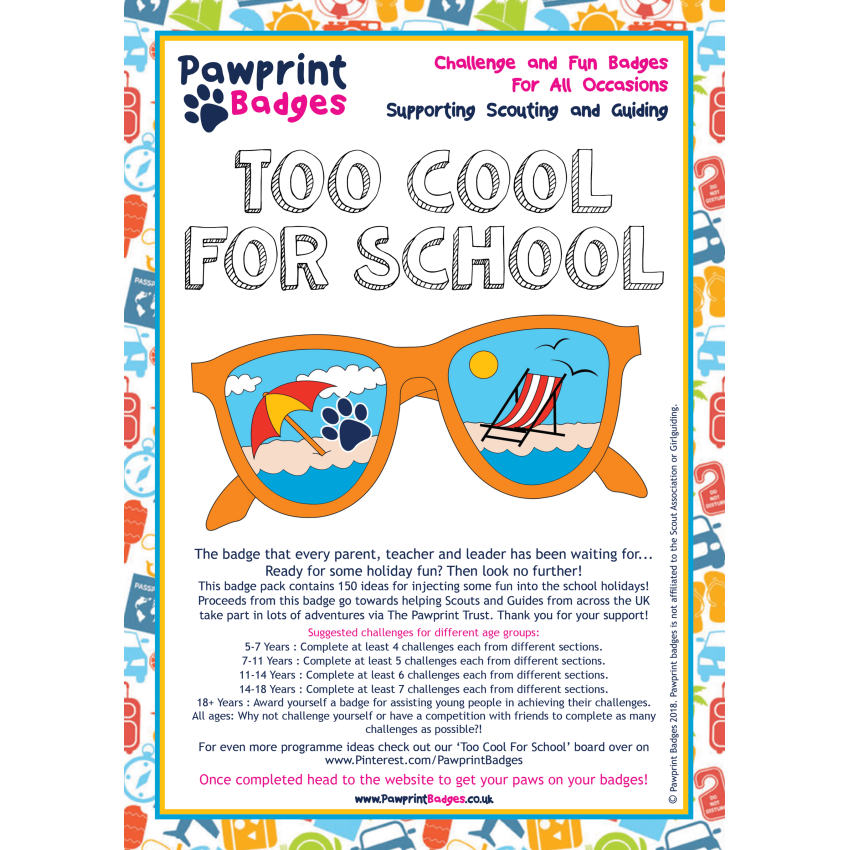 Photograph: Too Cool For School – Beach Challenge Pack