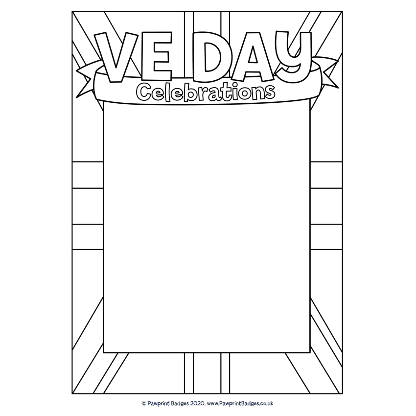 Photograph: VE Day Poster