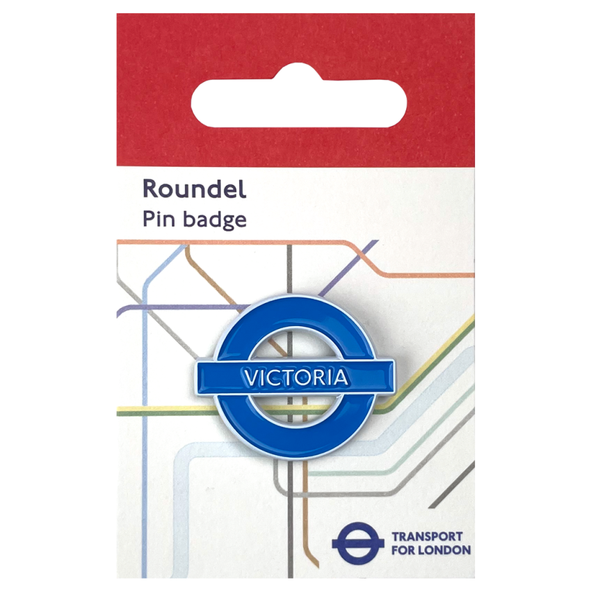 Photograph: Victoria Line Pin Badge