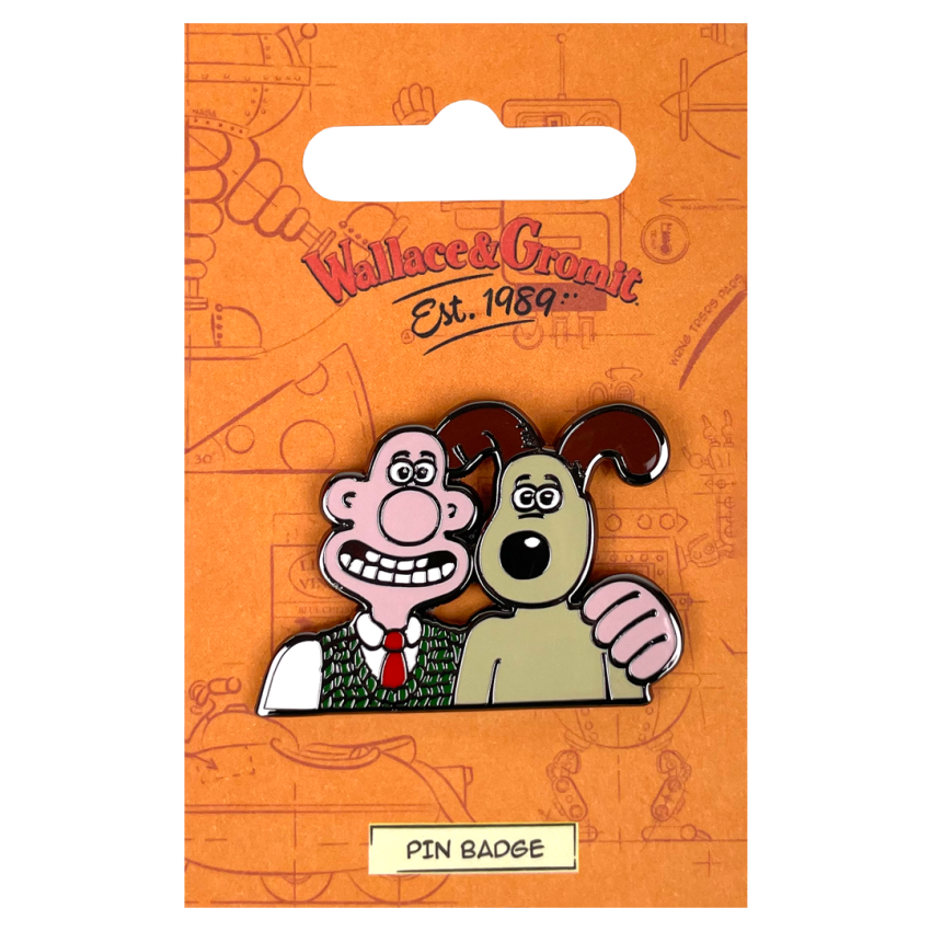 Photograph: Wallace and Gromit Pin Badge