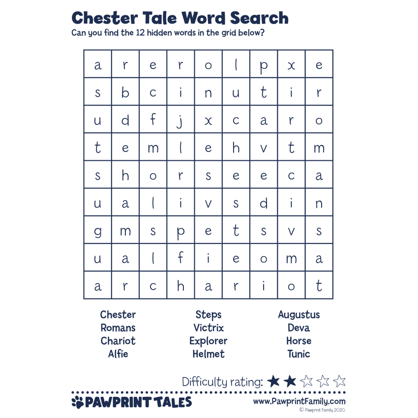 Photograph: Word Searches - Chester