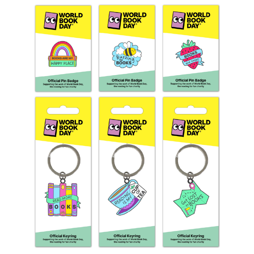 Photograph: World Book Day Pin & Keyring Box 2027
