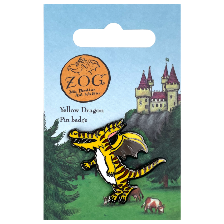 Photograph: Yellow Dragon Pin Badge