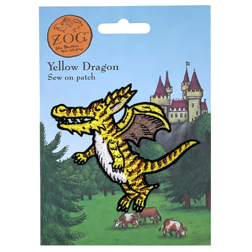 Photograph: Yellow Dragon Sew On Patch