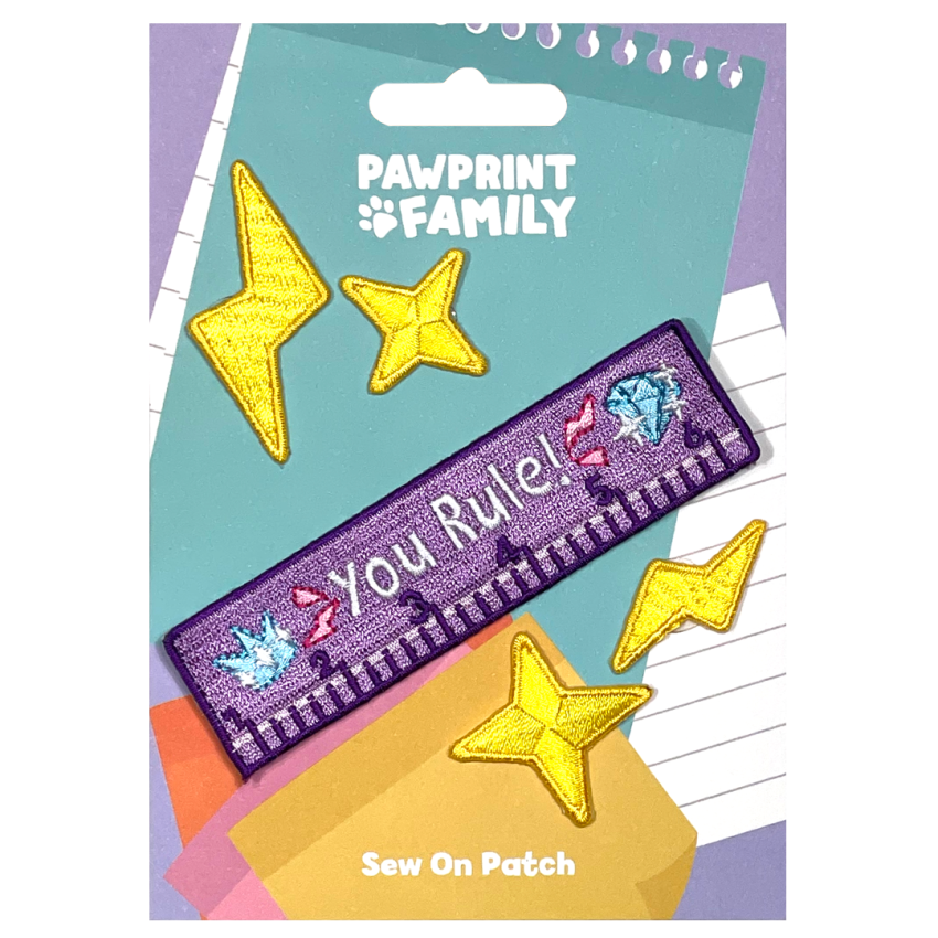 Photograph: You Rule Sew On Patch Set