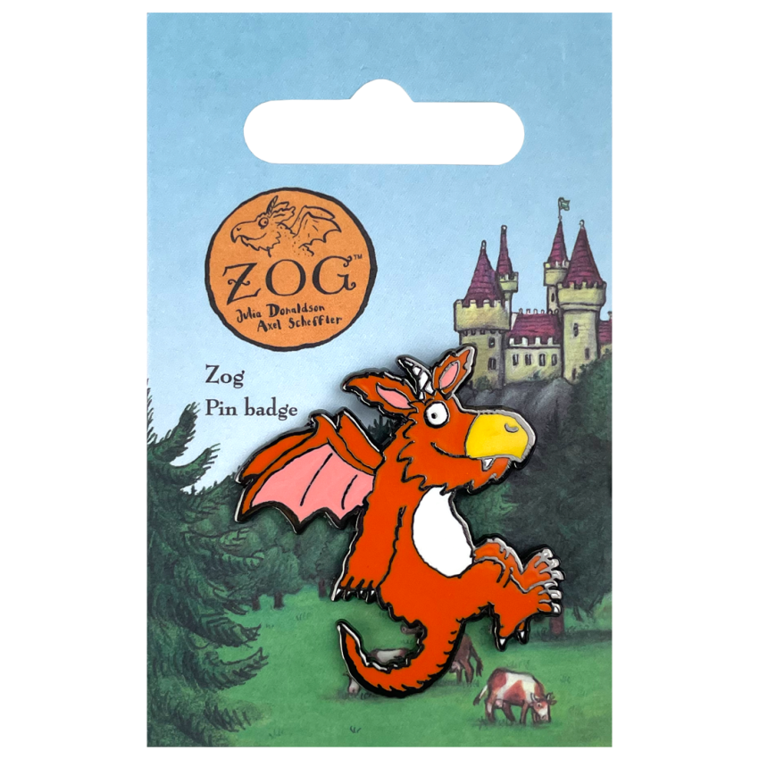 Photograph: Zog Hovering Pin Badge