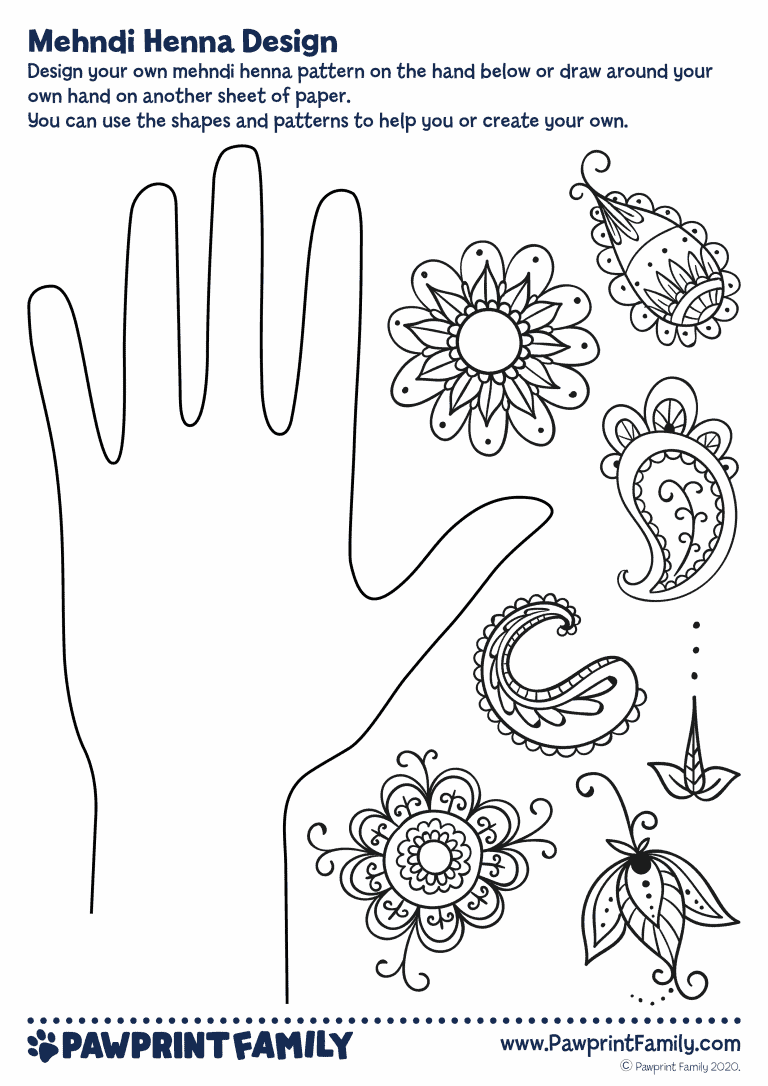 mehndi-henna-design-pawprint-family
