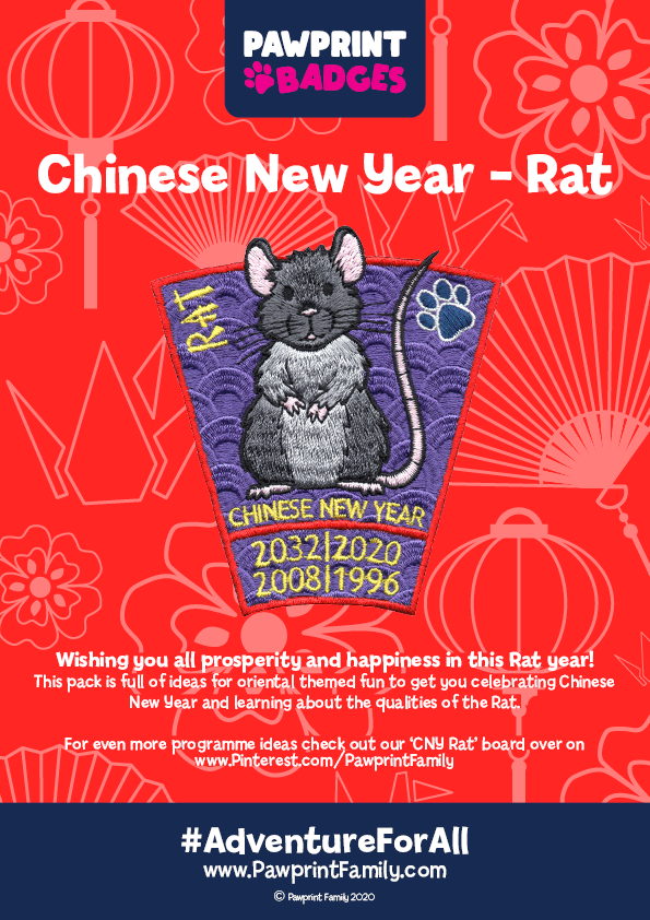 Chinese New Year – Rat Challenge Pack - Pawprint Family