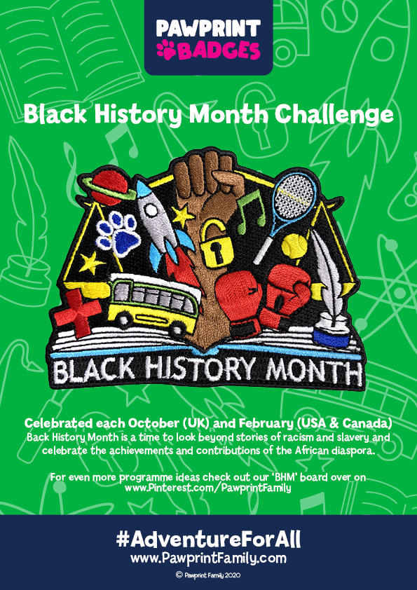 Black History Month Challenge Pack Pawprint Family