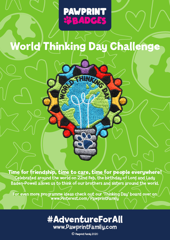 World Thinking Day Challenge Pack Pawprint Family