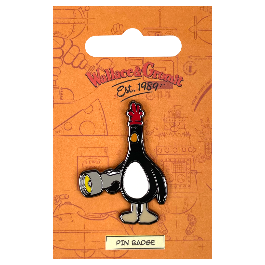 Feathers McGraw Pin Badge - Pawprint Family