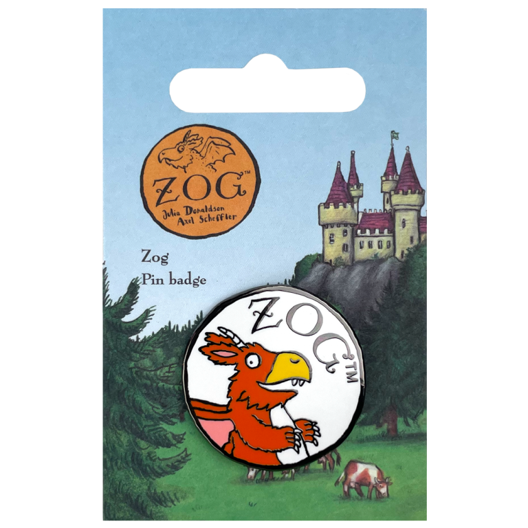 Zog Logo Pin Badge Pawprint Family