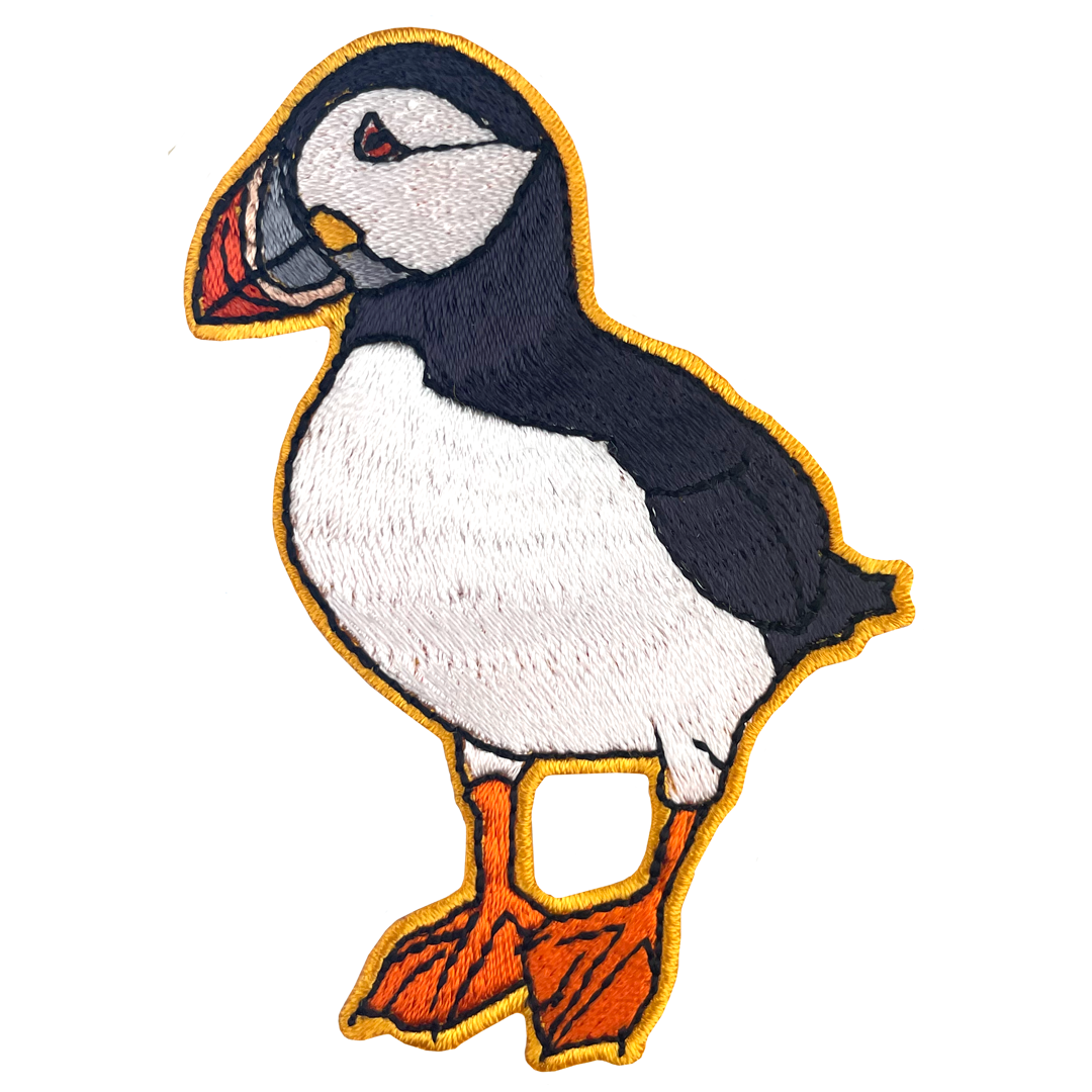 Funny Iron on Patch Puffin -  Canada  Iron on patches, Patches, Sewing  projects for kids
