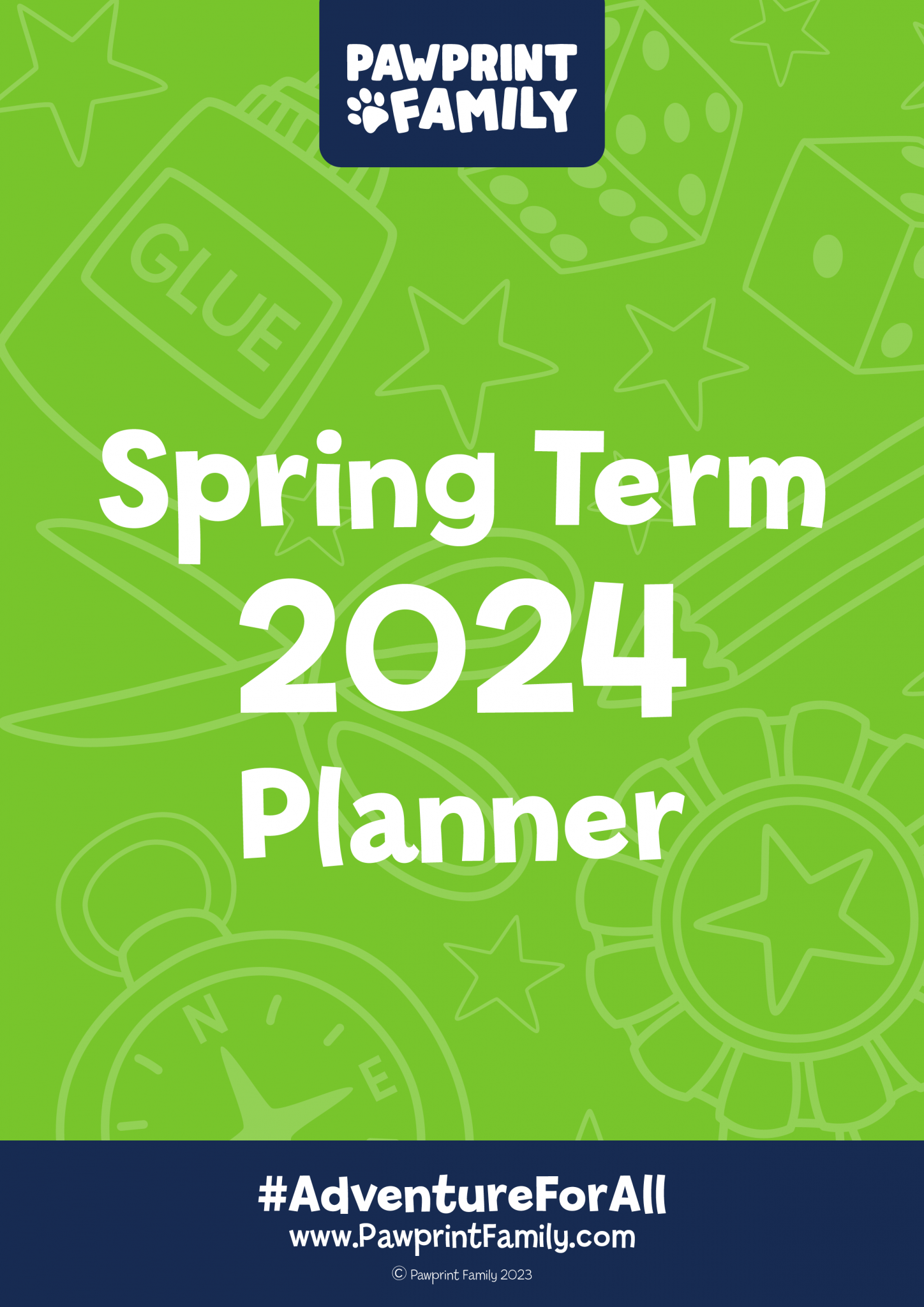Calendar 2024 Spring Term Pawprint Family