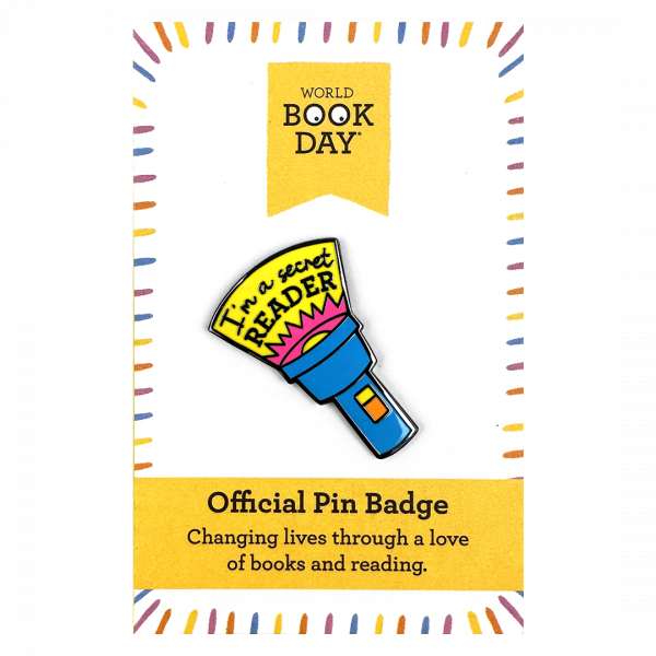 Secret Reader Pin Badge